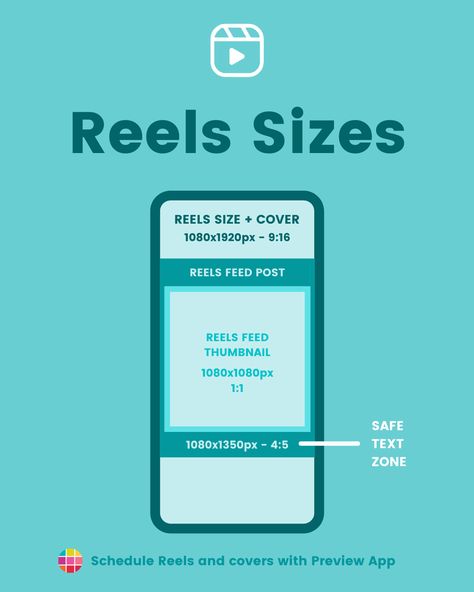 Save this image for future reference to make the best Instagram Reels content! There are specific Instagram Reels sizes, dimensions and ratios you need to know. No more searching for information -- it's all at your fingertips! #instagramtips #instagramstrategy #instagrammarketing #socialmedia #socialmediatips Ig Reels, Reels Ideas, Designing Ideas, Instagram Algorithm, Instagram Grid, Social Media Marketing Content, Instagram Reel, Instagram Graphic, Instagram Marketing Tips