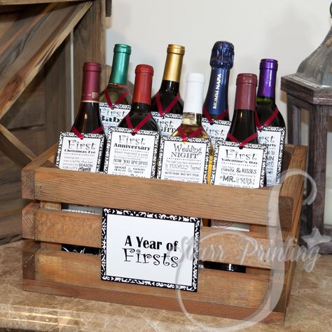 Excited to share the latest addition to my #etsy shop: Bridal Shower Wine Crate Gift Set with 8 tags and shower card (wine not included) Wedding Milestones https://etsy.me/2sdmbb6 #weddings #gift #milestone #bridalshower #winebasket #wine #tags #labels #bridal Milestone Wine, Wine Basket, Bridal Shower Wine, Bridal Shower Gifts For Bride, Wedding Gifts For Friends, Wine Gift Baskets, Wine Baskets, Bridal Shower Cards, Wine Crate