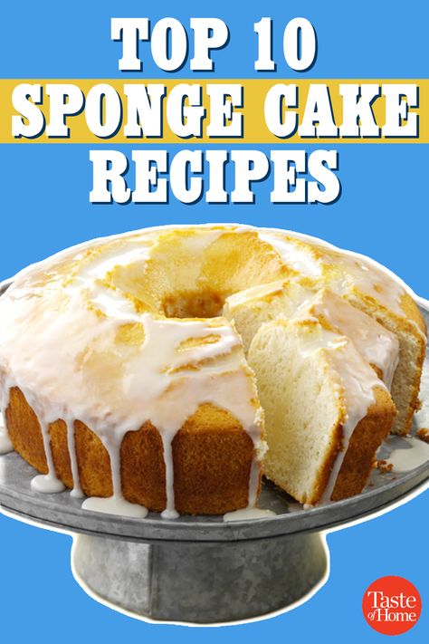 Different Types Of Cake Sponges, Sponge Cakes Easy, English Sponge Cake Recipe, Mini Sponge Cake Recipes, Spong Cakes Recipe, Sponge Cake Design, Moist Sponge Cake Recipe Easy, Korean Sponge Cake Recipe, Sponge Cake Ideas