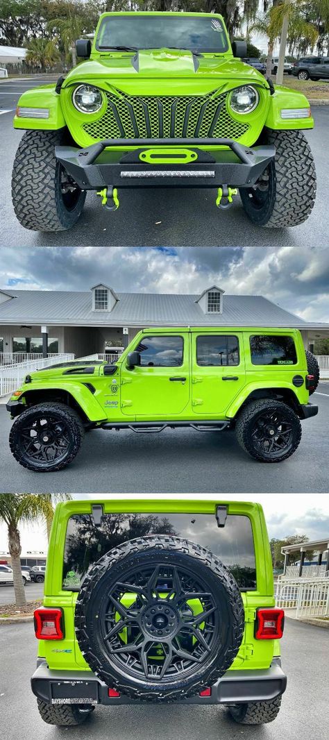 2021 Jeep Wrangler 4xe 4XE HYBRID SAHARA GECKO LEATHER NAV LOADED Jeep Wrangler Custom Paint, Black Jeep Sahara, Forest Green Jeep Wrangler, Dark Green Jeep, Lime Green Jeep Wrangler, Jeep Wrangler Sahara Unlimited 2021, Jeep Wrangler Sahara, Custom Jeep, Wrangler Jl