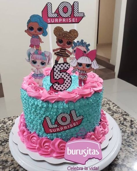 13 Cute LOL Dolls Cake Ideas (Gotta Have That Perfect Birthday!) Surprise Birthday Cake, Suprise Birthday, Lol Doll Cake, Doll Birthday Cake, 7th Birthday Cakes, 6th Birthday Cakes, 5th Birthday Cake, Surprise Cake, Funny Birthday Cakes