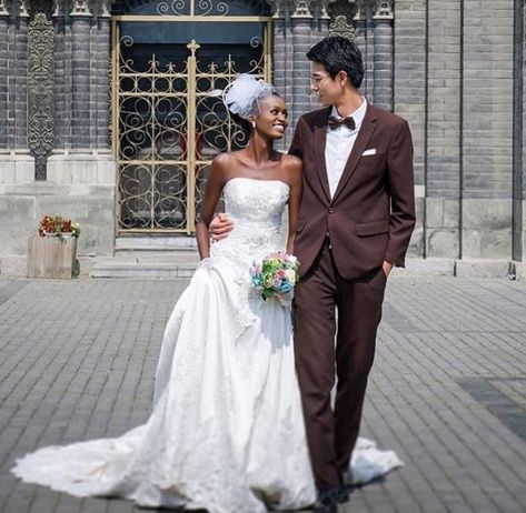 Swirl Couples, Mixed Couples, Interracial Couples, Strapless Wedding Dress, Swirl, Wedding Dresses, Wedding Dress, Dresses, On Instagram