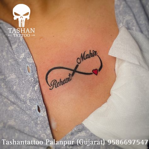 TashanTattoo
AshokTattooWala
S.4.5,Tirupati plaza
Opp. New bus stand
Near gd modi collage
Palanpur (gujrat)
9586697547
9687533310 Infinity Name Tattoo, Infinity Tattoo On Wrist, Mother Tattoos, Infinity Tattoos, Back Tattoo, Tattoo On, Infinity Tattoo, Cake Decorating, Tattoos