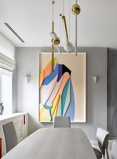 Step into a Moscow apartment where art does all the talking | Architectural Digest India Lee Broom, Painting On Canvas For Beginners, Canvas For Beginners, Tableau Art, Modern Art Deco, Abstract Canvas Art, Interior Art, Canvas Art Painting, Modern Art Abstract