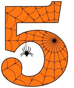 Free printable 5 - Five - Halloween Number alphabet clipart stencil coloring page sheet template with spider and cob web pattern digital download. Cob Web, Number Alphabet, Halloween Monogram, Carving Templates, Coloring Letters, Web Pattern, Halloween Letters, Web Patterns, Pumpkin Carvings Stencils