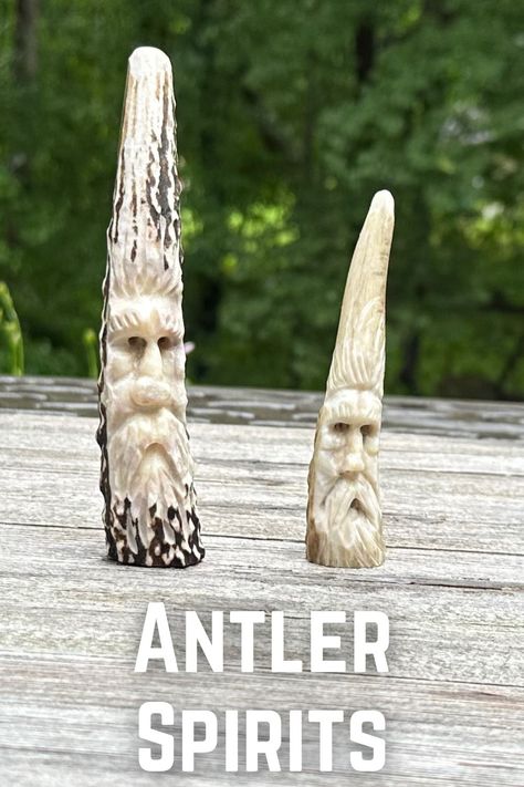 In this video, I demonstrate how to power carve antler spirits. I'm using elk antler sheds. Antler Crafts Diy, Antler Projects, Deer Antler Decor, Antler Carving, Antler Decor, Antler Crafts, Craft Shed, Wood Carving For Beginners, Antler Art