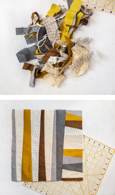 How to use scrap fabric in quilt patterns! Use these tricks to make Suzy Quilts patterns with recycled fabric you already have. #scrappyquilt #sewing #quilt suzyquilts.com Recycle Fabric Scraps, Recycled Fabric Art, Quilting Guides, Suzy Quilts, Quilting Tutorial, Boho Quilt, Quilts Patterns, Scrap Fabric Projects, Scrap Fabric Crafts