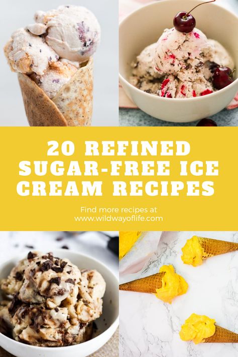 Healthy Ice Cream Kitchenaid, Healthy Ice Cream Machine Recipes, Healthy Ice Cream Recipes For Ice Cream Maker, No Sugar Ice Cream Recipe, Ice Cream Flavor Ideas, Sugar Free Ice Cream Recipes For Machine, Healthy Ice Cream Maker Recipes, Low Sugar Ice Cream Recipes, Light Ice Cream Recipe