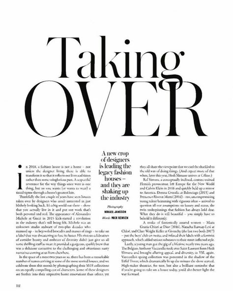 Magazine Text Layout, Typography Magazine, Vogue Arabia, Mises En Page Design Graphique, Pull Quotes, Magazine Layout Inspiration, 잡지 레이아웃, Editorial Design Layout, Buch Design