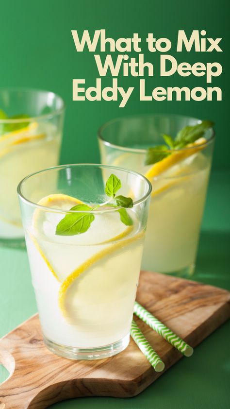 11 Drinks to Mix with Deep Eddy Lemon Vodka Lemon Vodka Drinks Easy, Lemon Crush Drink Recipe, Cocktails With Lemon Vodka, Drinks With Lemon Vodka, Drinks With Deep Eddy Lemon Vodka, Lemon Crush Cocktail Recipe, Deep Eddys Mixed Drinks, Vodka Lemon Cocktail, Deep Eddy Lime Vodka Recipes