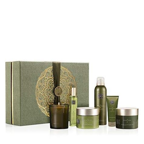 Rituals The Ritual Of Dao Extra Large Gift Set #Dao #namaste #peace #fragrance #giftsforfriends #green #holidayshopping Shower Foam, Hand Balm, The Ritual, Candle Gift Set, Eye Pillows, Shower Routine, Large Gift, Body Mist, Body Spray