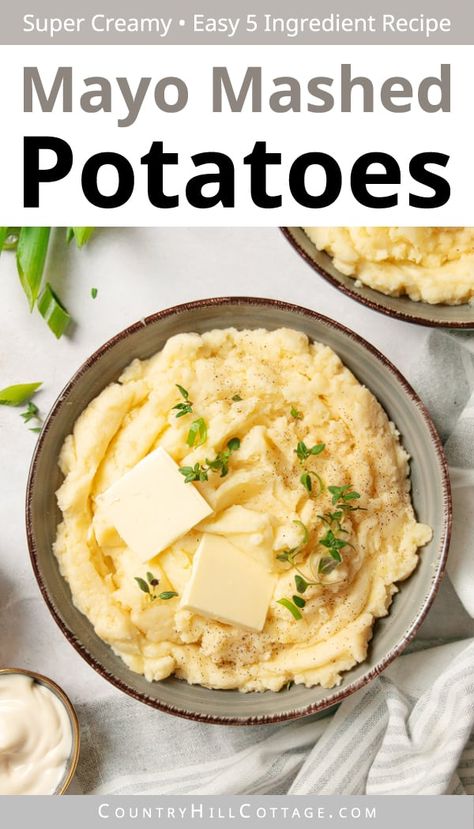 Mashed Potatoes Recipe Easy, Creamy Mashed Potatoes Recipe, Vegan Stuffed Peppers, Easy Mashed Potatoes, Instant Mashed Potatoes, Best Mashed Potatoes, Mayonnaise Recipe, Making Mashed Potatoes, Vegan Banana Bread