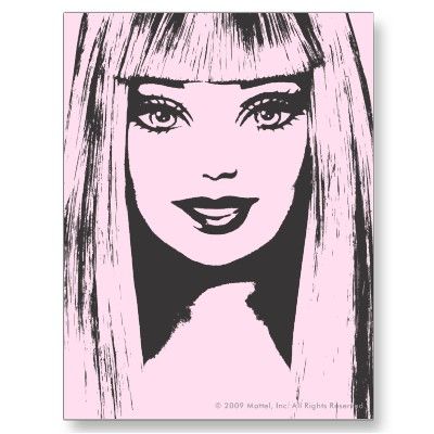 Barbie With Bangs, Barbie Gift Ideas, Barbie Pop Art, Barbie Wall Art, Barbie Posters, Barbie Art, Barbie Gifts, Barbie Images, Im A Barbie Girl