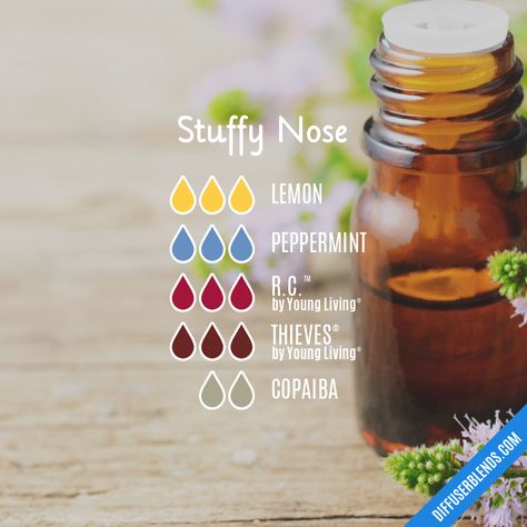 Stuffy Nose Essential Oils, Sinus Relief Essential Oils, Essential Oil Blends For Colds, Essential Oils Allergies, Essential Oil Starter Kit, Essential Oil Usage, Essential Oils For Colds, Essential Oil Diffuser Blends Recipes, Young Living Essential Oils Recipes