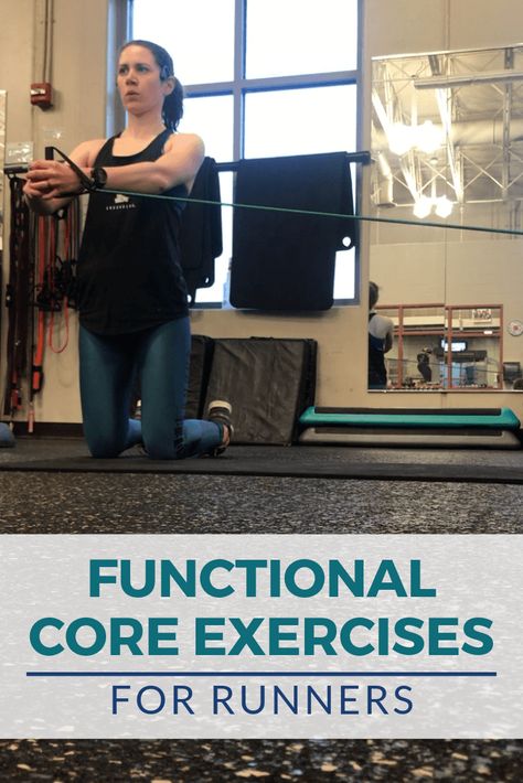 Functional Core Exercises for Runners Functional Core Training, Functional Core Exercises, Weekly Gym Workouts, Strength For Runners, Functional Core, Training For Runners, Exercises For Runners, Core Strength Exercises, Stiff Leg Deadlift