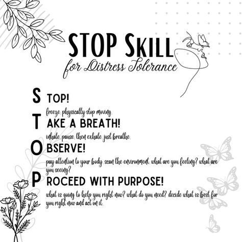 Distress Tolerance Activities, Distress Tolerance Skills, Dbt Therapy, Distress Tolerance, Behavior Interventions, Dialectical Behavior Therapy, List Of Skills, Therapy Counseling, Hospitality Management