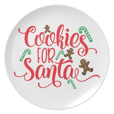 Cricket Craft Ideas, Christmas Cookie Plates, Christmas Vinyl Ideas, Diy Christmas Plate, Xmas Diy Gifts, Cricut Christmas Gifts, Santa Plates, Handlettering Ideas, Xmas Plates