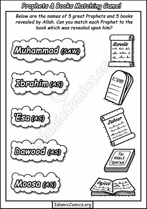 Islamic Colouring Pages, Islamic Study, Islamic Printables, Islamic Activities, Ramadan Printables, Prophets In Islam, Muslim Kids Activities, Calendar Word, Prophet Mohammad