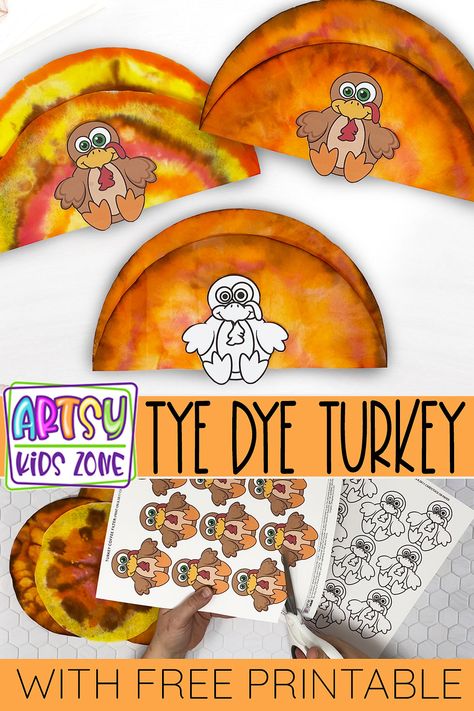 Coffee Filter Turkey, Thanksgiving Is Coming, Thanksgiving Crafts Preschool, Coffee Filter Crafts, Turkey Craft, Fall Preschool, Gobble Gobble, Kids Zone, Autumn Crafts