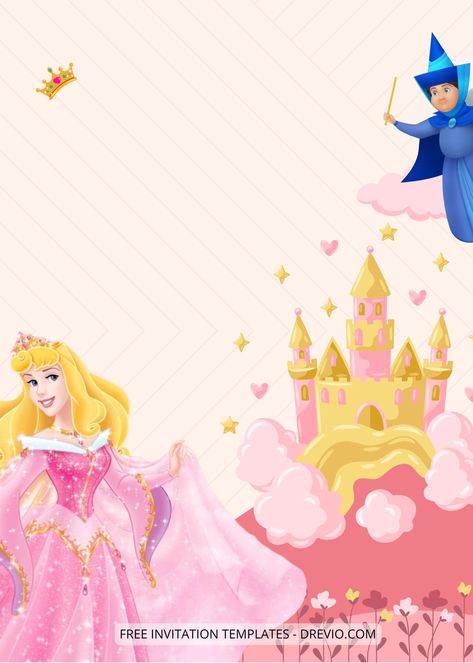 Awesome 11+ Princess Party With Aurora Canva Birthday Invitation Templates If you are fans of Sleeping Beauty then you are probably familiar with how the story goes. It is such a wonderful love story that you can’t help but swoon. And Aurora becomes a beloved fairy tale char... Disney Princess Letter, Princess Aurora Party, Sleeping Beauty Birthday Party, Beauty Party Ideas, Free Coloring Pictures, Sleeping Beauty Party, Candy Theme Birthday Party, Sleepover Birthday Parties, Birthday Party Treats