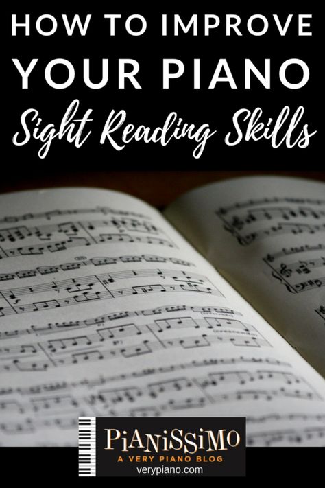 How To Improve Piano Skills, Sight Reading Piano, Sight Reading Music, Teach Yourself Piano, Learn Piano Beginner, Learn To Play The Piano, Piano Tips, Learn Piano Fast, Reading Sheet Music