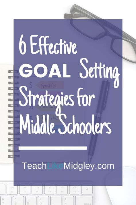 6 Effective Goal Setting Strategies
​for Middle Schoolers Activities For Middle Schoolers, Goal Setting Activity, Goal Activities, Goal Setting Activities, Homeschool Middle School, Middle Schoolers, Set Goals, Study Skills, Goal Setting