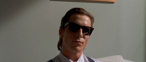 American Psycho Christian Bale Funny, Instagram Profile Pic, Patrick Bateman, Im Batman, Christian Bale, Funny Pranks, Funny Pics, Funny People, Square Sunglasses Men