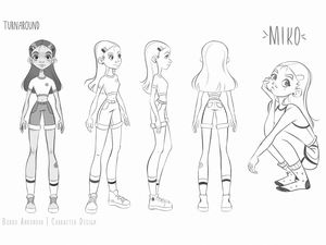 Miko - expressions by Bobbo Andonova on Dribbble Posture Drawing, Character Design Portfolio, Character Turnaround, Character Model Sheet, Model Sheet, Female Cartoon, Motion Design Animation, People Illustration, Character Design Animation