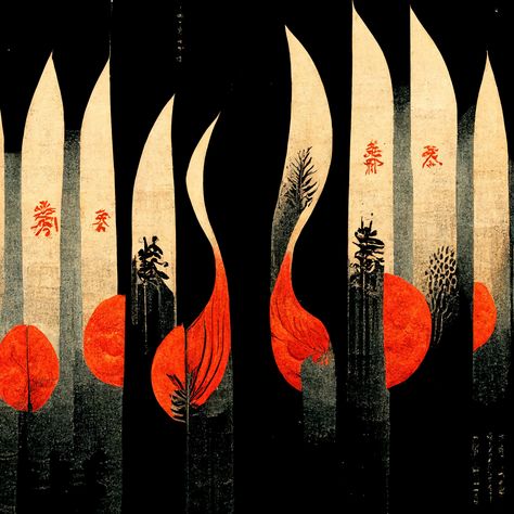 Drawing History, Moon 2024, Posters Japanese, Japanese Art Deco, Portfolio Designs, Poster Art Design, Global Knives, Japan Graphic Design, Graphic Design Style