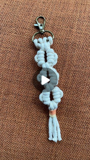 Sonya Benham on Instagram: "Macrame chain? I’ve been obsessed with chains lately. Here’s me playing with rope to make a knotted version. Messing about is part of the process. #macramechain #halfhitchknots #macramekeychain #sundayschool" Macrame Chain, Macrame Patterns Tutorials, Macrame Patterns, The Process, Macrame, Chain, Pattern, On Instagram, Instagram