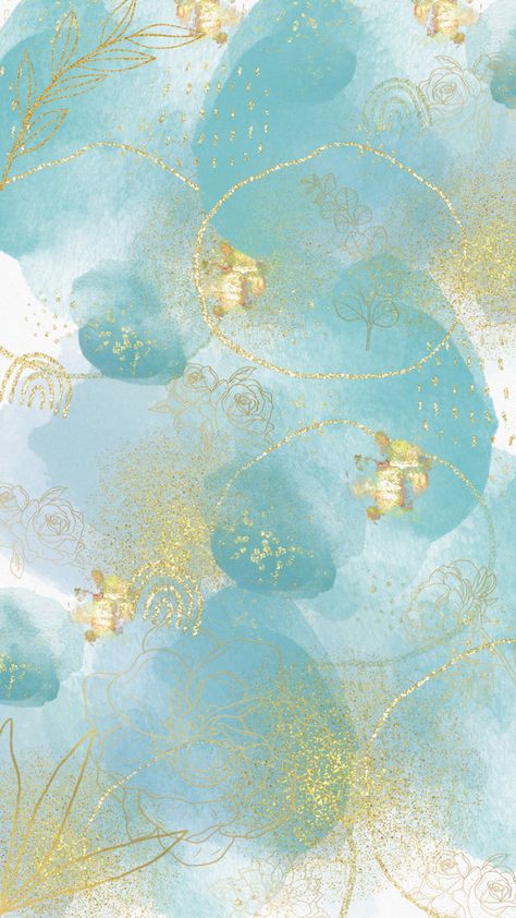 Aqua And Gold Wallpaper, Teal And Gold Aesthetic, Wallpaper Turquesa, Gold Accent Wallpaper, Teal And Gold Wallpaper, Baking Wallpaper, Blue And Gold Wallpaper, Black And Purple Wallpaper, Gold Wallpaper Iphone