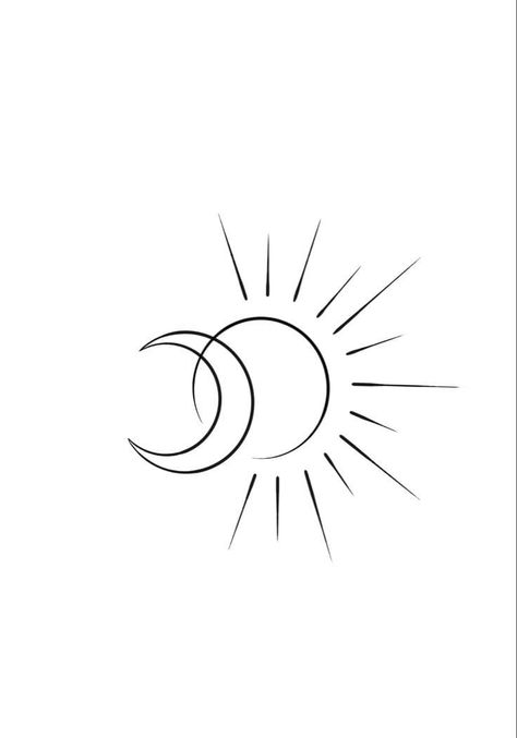 Sonne Mond Tattoo, Sun Moon Tattoo, North Star Tattoos, Luna Tattoo, Moon Sun Tattoo, Cuff Tattoo, Brush Tattoo, Cute Couple Tattoos, Sun Tattoos