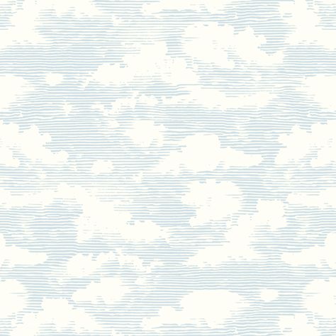 Sky Textures, Wallpaper Warehouse, York Wallpaper, Cover Wallpaper, W Wallpaper, Photoshop Textures, York Wallcoverings, Blue Clouds, Classic Theme