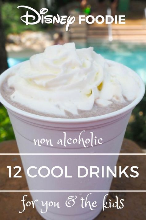 Best Non Alcoholic Drinks, Slushy Drinks, Disney Dishes, Kid Friendly Drinks, Disney Drinks, Cool Drinks, Disney Treats, Disney World Food, Disney Snacks