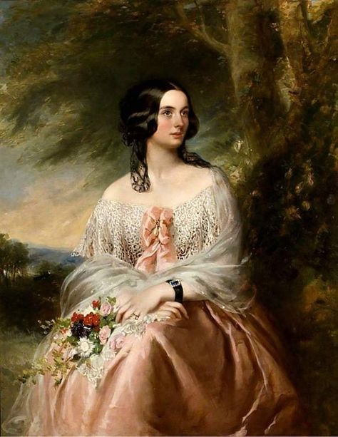 Richard Buckner Emily Lady Isham (d.1898) The Duchess Of Devonshire, Victorian Portrait, Era Victoria, Greyhound Art, Victorian Paintings, Oc Inspo, Historical Painting, Art Uk, A4 Poster