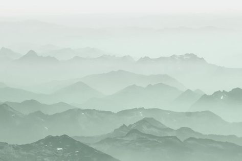 Green mountains background, misty landscape design | free image by rawpixel.com / Adjima Mountains Ppt Background, Landscape Green Wallpaper, Ipad Wallpaper Aesthetic Horizontal Hd Green, Ipad Background Minimalist Horizontal, Simple Background Horizontal, Green Aesthetic Background Landscape, Green Background Aesthetic Landscape, Green Mac Wallpaper, Background Green Landscape