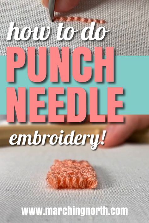 Pen Projects, Hook Punch, Punch Needle Patterns, Needle Punch, Punch Needle Embroidery, Diy Sewing Pattern, Fun Diy Crafts, Needle Art, Punch Art