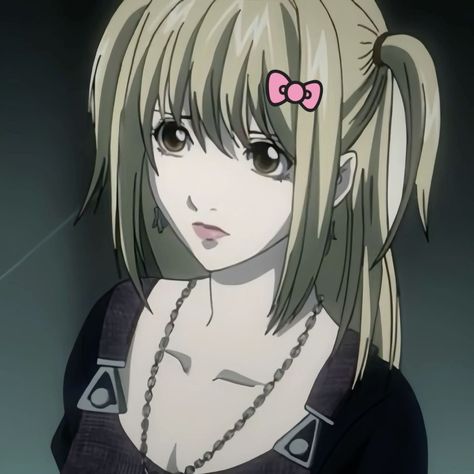 #misa #deathnote Misa Pfp Pink, Misa Icon, Misa Pfp, Misa Amane Icon, Misa Amane Pfp, Fav Character, Misa Amane, Fav Characters, Create Shirts