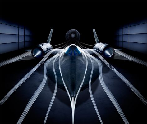 Random Wind Tunnel and Smoke Pictures Thread - Page 35 - Fuel ... Lockheed Sr-71 Blackbird, Lockheed Sr 71, Spy Plane, Sr 71 Blackbird, Aerodynamic Design, Wind Tunnel, Sr 71, Military Jets, Aviation Photography