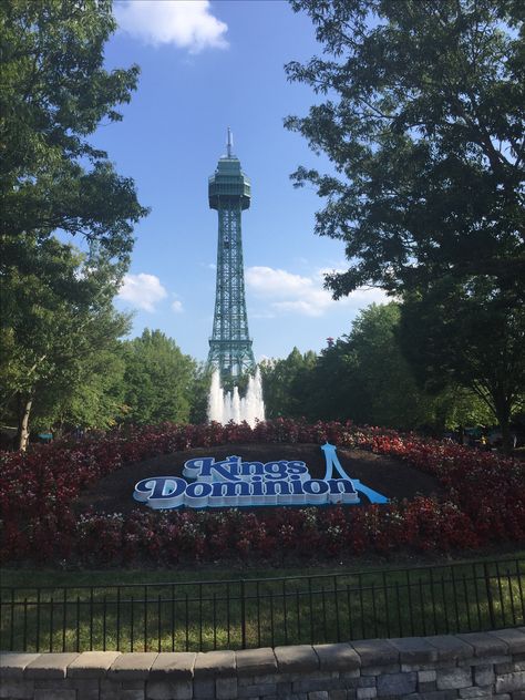 Kings Dominion - Park Entrance #kingsdominion #themeparks #rollercoaster #virginia Kings Dominion Outfits, Kings Dominion Aesthetic, Kings Dominion, Dominion Tv Series, Disneyland Aesthetic Anaheim, Old Dominion Concert, Old Dominion, Virginia Travel, Let's Have Fun