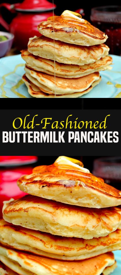 Vanilla Buttermilk Pancakes, Food With Buttermilk, Cracker Barrel Buttermilk Pancakes, Homemade Buttermilk Pancake Mix Recipe, Southern Pancake Recipe, Buttermilk Meals, Sweet Buttermilk Pancakes, Pancake With Buttermilk Recipe, Home Made Buttermilk Pancakes