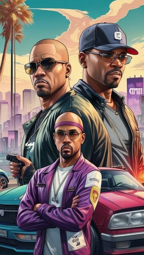 Gta 6 Wallpapers Hd Wallpaper, Gta Illustration, Gta Background, Gta 6 Wallpapers, Gta Poster, Gta 5 Wallpapers, Hiphop Graffiti, Grand Theft Auto Artwork, 80s Posters