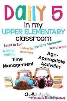 Daily 5 Activities, Daily 5 Reading, Read To Self, Third Grade Reading, 5th Grade Classroom, 5th Grade Reading, 4th Grade Classroom, 4th Grade Reading, 3rd Grade Classroom