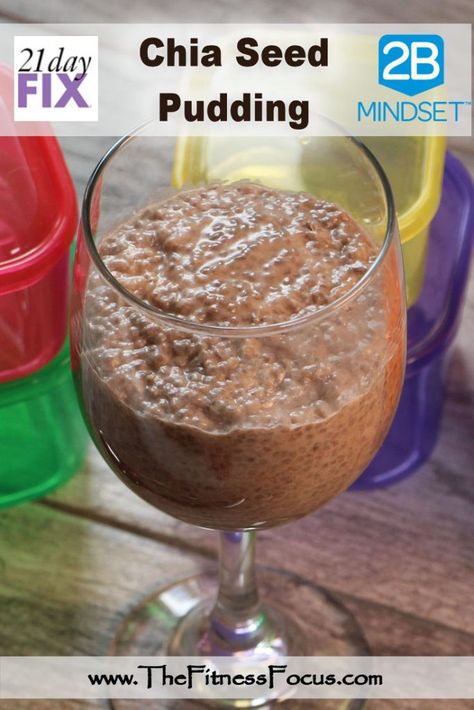 3-Ingredient 21 Day Fix-Approved Chocolate Coconut Chia Seed Pudding 21 Day Fix Chia Seed Pudding, Tasty Overnight Oats, Chia Seed Pudding Almond Milk, Chia Seed Pudding Coconut Milk, Primal Desserts, Chai Pudding, Chai Seed, Chai Recipes, Packable Lunches