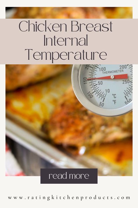 Unlock the secret to cooking the perfect chicken breast every time! Say goodbye to dry, overcooked poultry and hello to juicy, succulent chicken that's full of flavor. Discover the right chicken breast internal temperature and tips for mastering the art of the perfect chicken breast in this mouthwatering guide. Perfect Chicken Breast, Oven Baked Chicken Breasts, Half Chicken, Perfect Chicken, Meat Thermometer, Tender Chicken Breast, Cooking Temperatures, Oven Baked Chicken, Baked Chicken Breast