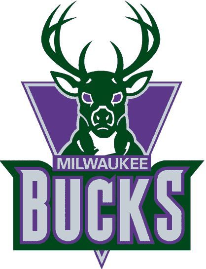 Milwaukee Bucks Logo, Milwaukee Bucks Basketball, Bucks Logo, Logo Basketball, Team Logo Design, Sports Logo Design, Nba Logo, Minnesota Timberwolves, Detroit Pistons