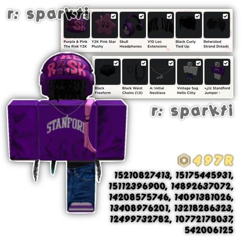 Catalog Avatar Creator, Yellow Backpack, Roblox Code, Avatar Creator, Decal Codes, Black Hair Roblox, Roblox 3, Boy Fits, Cute Galaxy Wallpaper