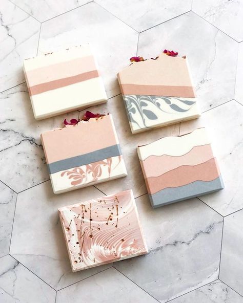 Obsessed with Design? These Architect-Designed Soap Bars Will Make Sense to You | Decoholic Soap Design Ideas, Cold Process Soap Designs, Diy Soap Bars, Savon Diy, Săpunuri Handmade, Handmade Soap Recipes, Pretty Soap, Soap Craft, Handmade Soap Bar