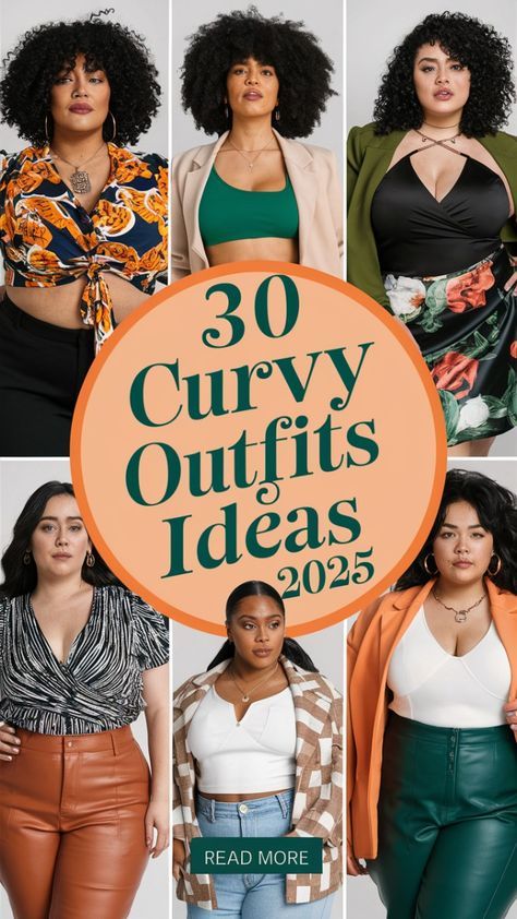 Plus Size Day Date Outfit, Plus Size Shein Outfits Ideas, 30 Outfits With 10 Pieces, Petite And Curvy Fashion, Brunch Plus Size Outfit, Funky Plus Size Outfits, Curvy Outfits Ideas, Flattering Outfits For Curvy Women, Size 10 Women Outfits Body Types