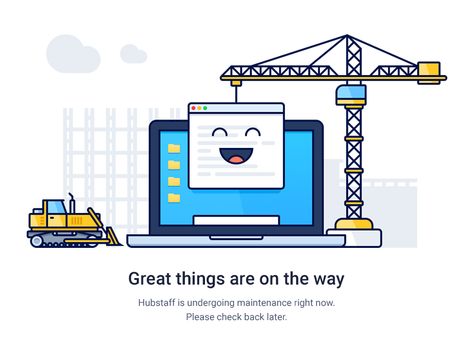 Check out this really cool Maintenance ilustration by Adrian Goia  on our Dribbble page Under Maintenance Design, Under Construction Website, Graphic Design Blog, Illustration Character, Under Maintenance, Mobile Ui, Ui Kit, Illustration Character Design, Job Search